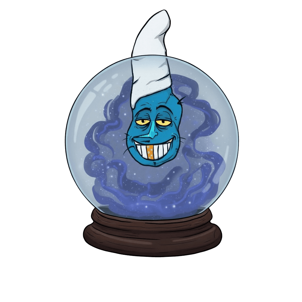 The Cosmic Oracle Orb in its active, alpha-revealing state